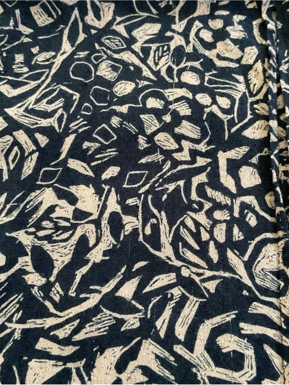 Treasure & Bond Floral Print Rayon Blouse Navy Blush Small - Picture 8 of 14